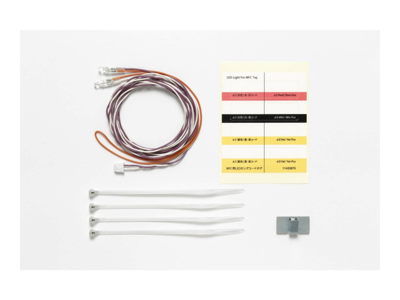 MFC LED 3mm Wit 1100mm Kabel Lengte - 56550