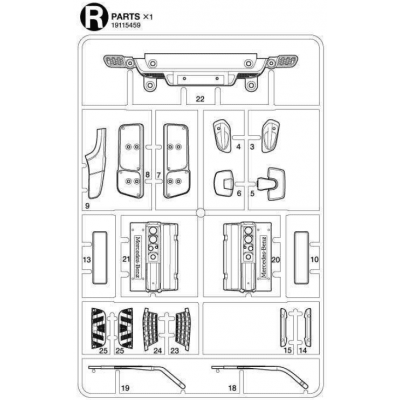 Mercedes Arocs Parts R (R / 19115459) 1/14