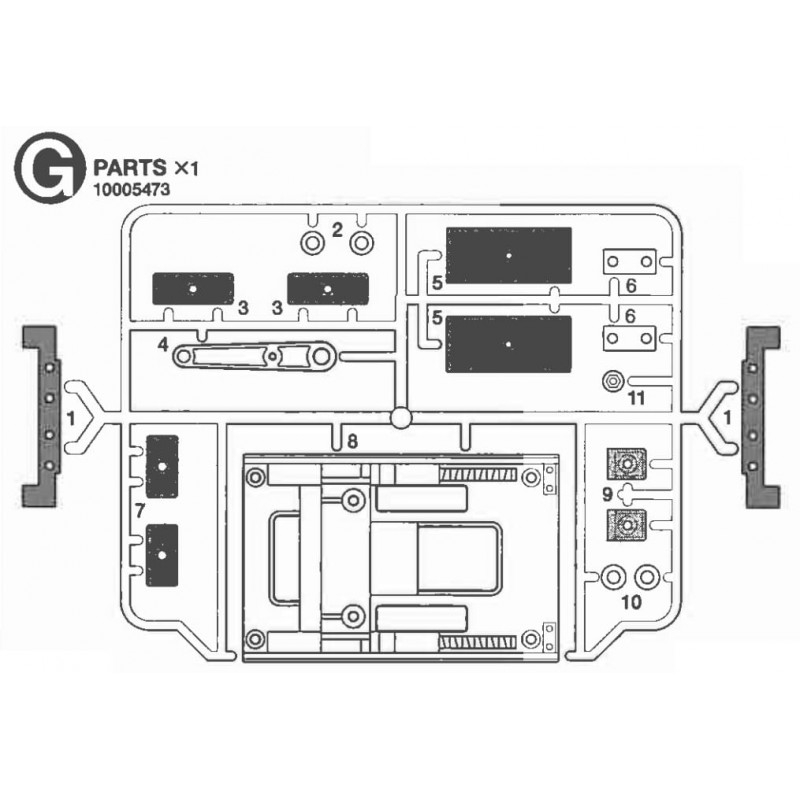 Tamiya G Parts (10005473) 1/14