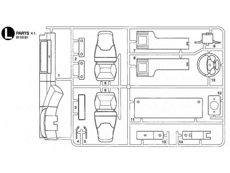 Scania Interior (L / 911581) 1/14