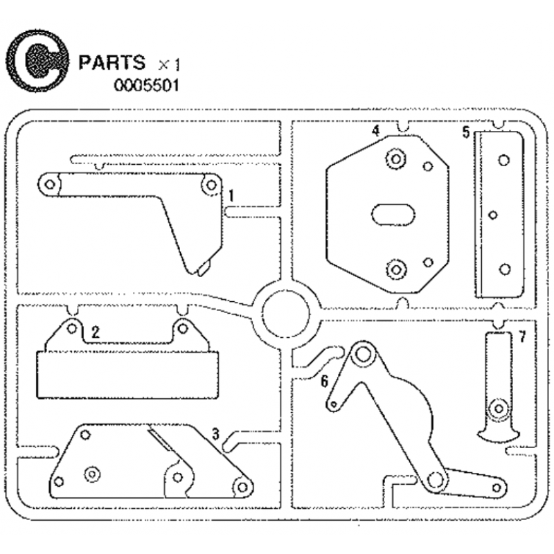 5th Wheel Connecting Parts (C / 0005501) 1/14