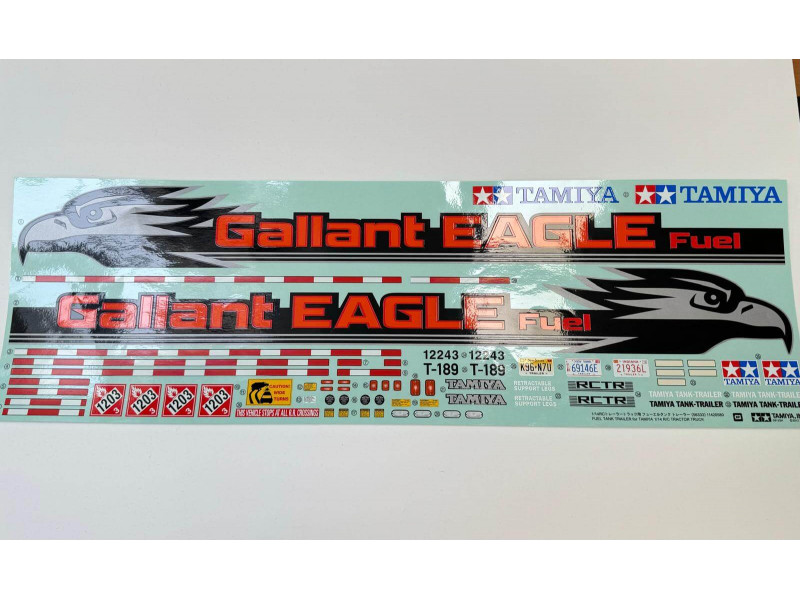 Tamiya Stickervel Trailer Galant Eagle - 19495744