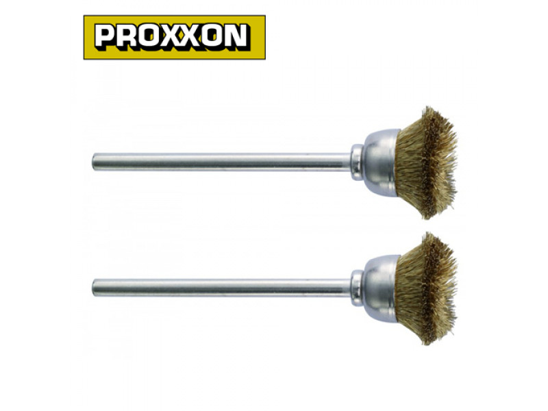 Proxxon Cup Brush Brass 13mm 2pcs 28963
