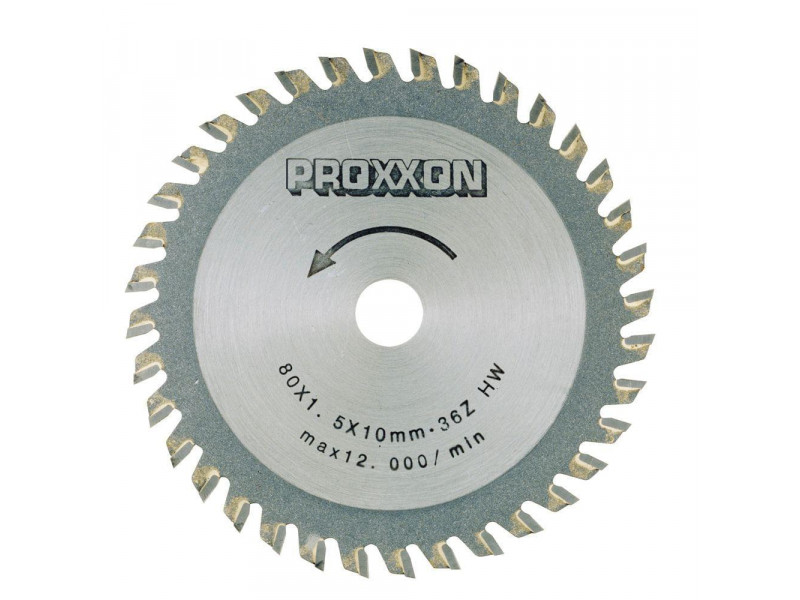 Proxxon Tungsten Sawblade 36T 80mm 28732