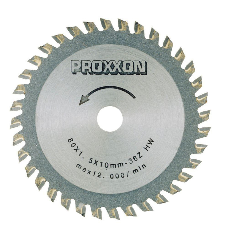 Proxxon Tungsten Sawblade 36T 80mm 28732