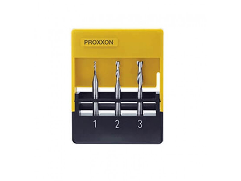 Proxxon HM Frezen 1, 2, 3mm 3st