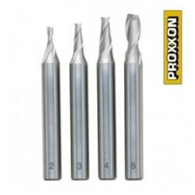 Proxxon Milling Cutter set (2-5mm) 4pcs