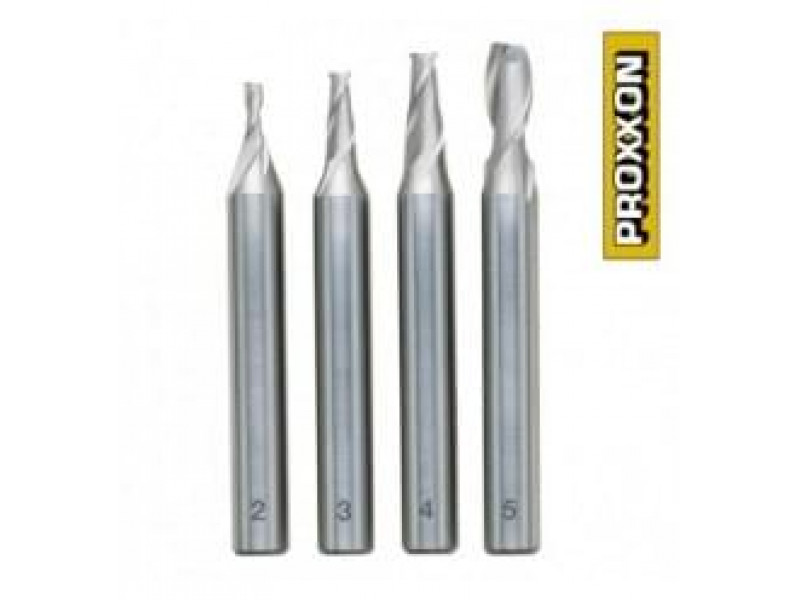Proxxon Milling Cutter set (2-5mm) 4pcs