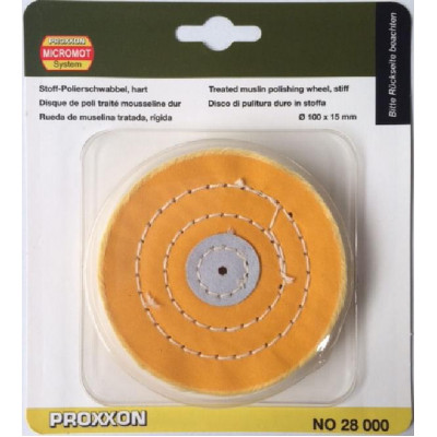 Proxxon Muslin Polishing Wheel Stiff 100x15mm