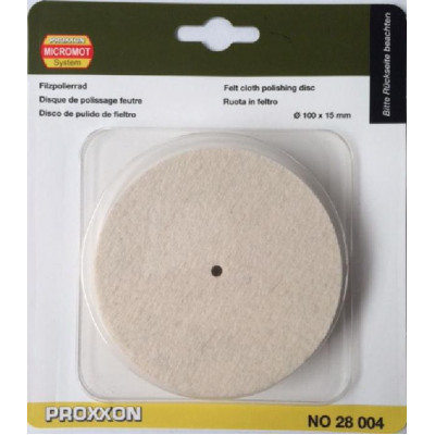 Proxxon Felt Cloth Polishing Wheel 100x15mm