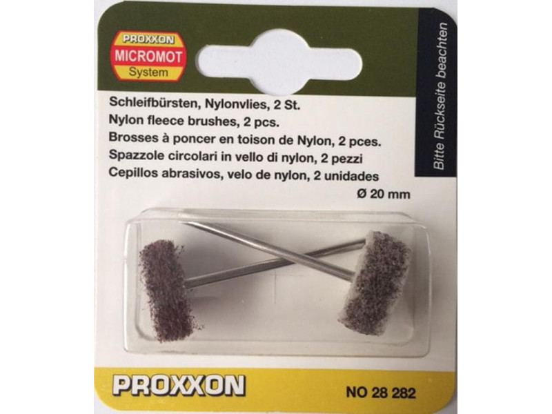 Proxxon Nylon Fleece Brushes 28282