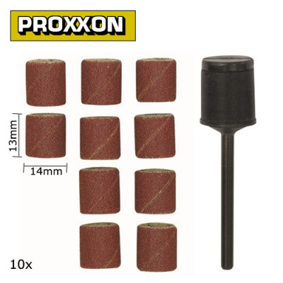 Proxxon Sandingband K120 10pcs + Holder 28978