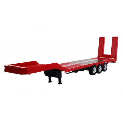 Amewi 3-Axle Low Loader 1/18 for Scania 770S 6x4 1/18 - Red