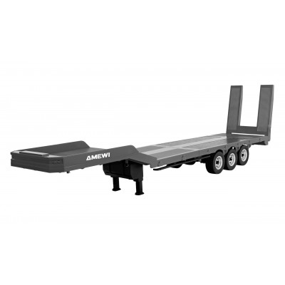 Amewi 3-Axle Low Loader 1/18 for Scania 770S 6x4 1/18 - Silver