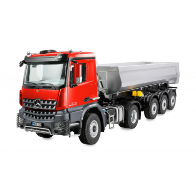 Amewi Mercedes-Benz Arocs 4x4 w/ Tipper Trailer 1/14 RTR - Red