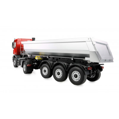 Amewi Mercedes-Benz Arocs 4x4 w/ Tipper Trailer 1/14 RTR - Red