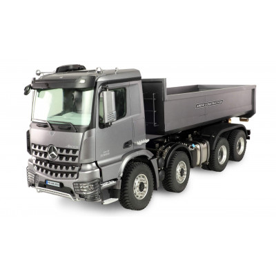 Amewi Mercedes-Benz Arocs 8x8 Hydraulic Tipper 1/14 RTR - Silver
