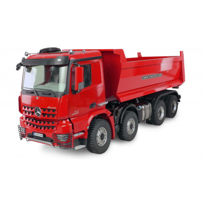 Amewi Mercedes-Benz Arocs 8x8 Hydraulic Tipper 1/14 RTR - Red