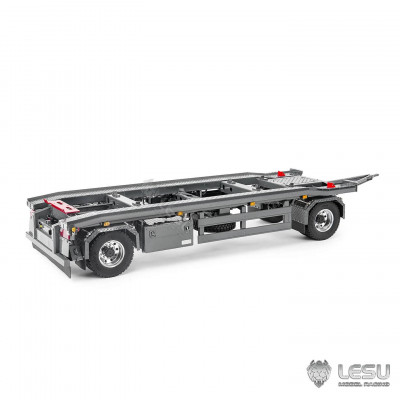 Lesu RoRo Trailer for Shipping Containers 1/14 RTR - Black