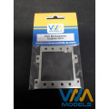 WIMA Stainless Double Servo Mount (1/14)