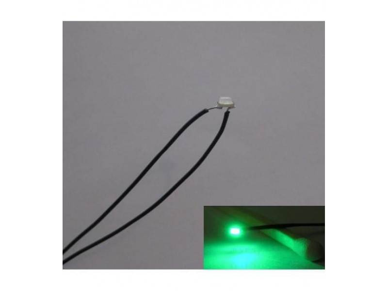 Prewired SMD LED 0805 Green