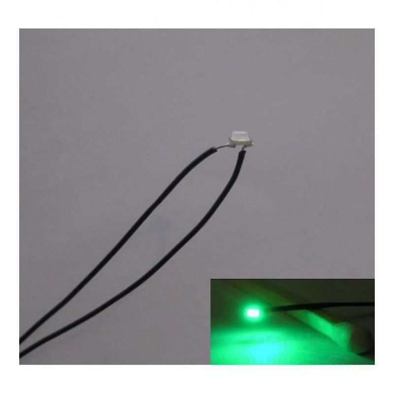 Prewired SMD LED 0805 Green