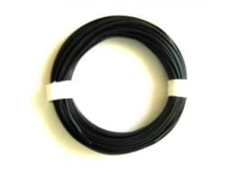 Single Wire 0.22 mm Black 10 meter Solid