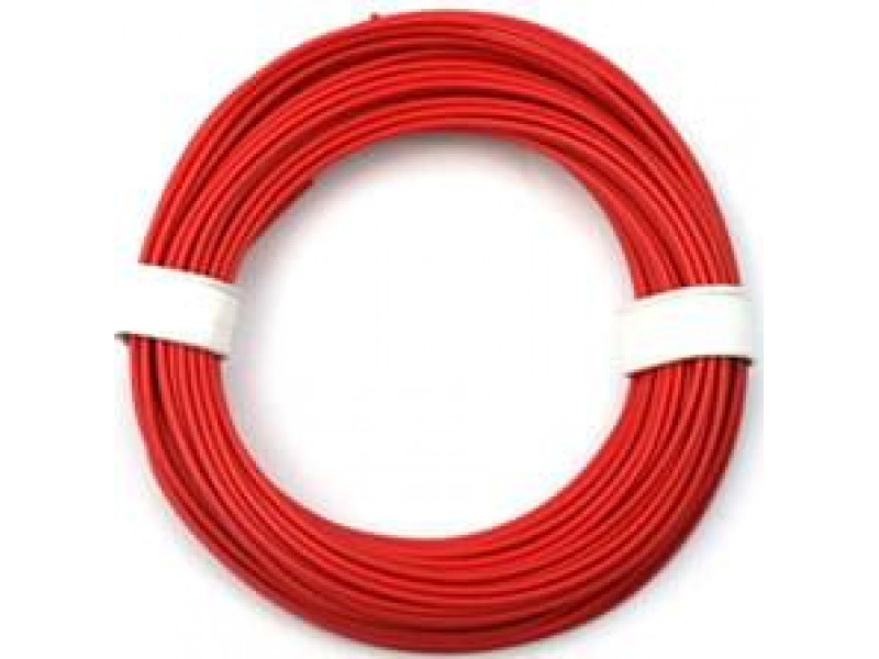 Single Wire 0.055mm Red 10 meter