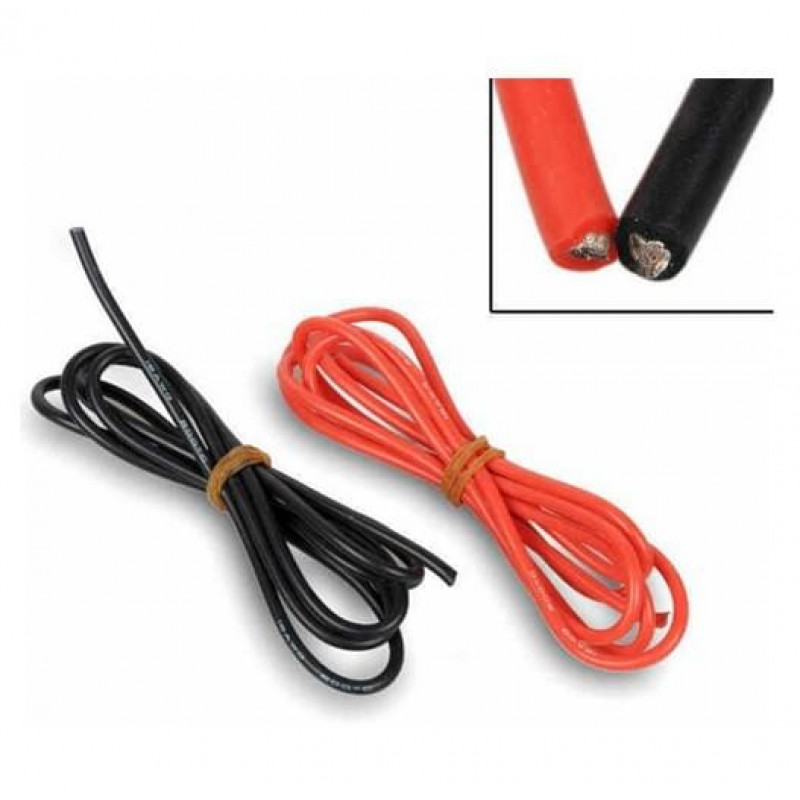 Silicone wire 1,5mm Red German quality
