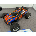  occasion traxxas rustler 4x4 vxl oranje