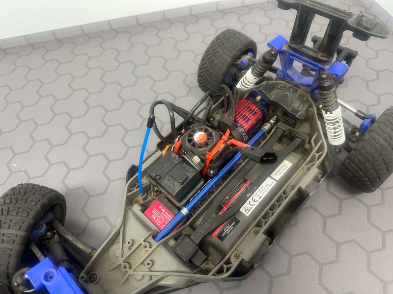 Occasion - Traxxas Rally VXL 3S Blauw - Gebruikte Staat