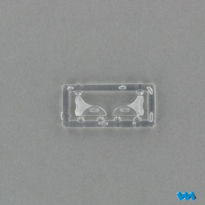 Spare Parts Clear Lens for 6 chamber tail lights (veroma) 1/14