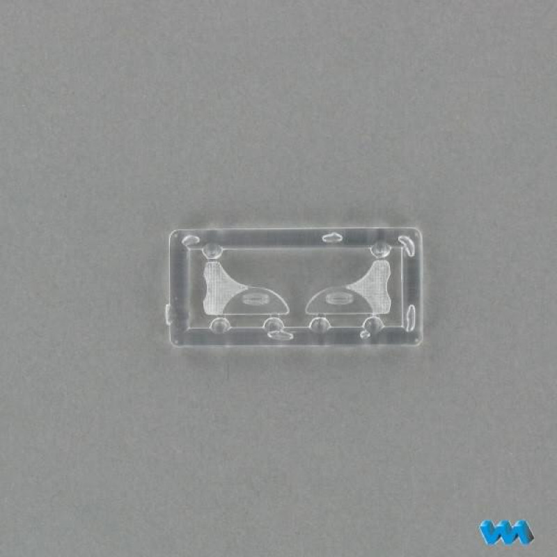 Spare Parts Clear Lens for 6 chamber tail lights (veroma) 1/14