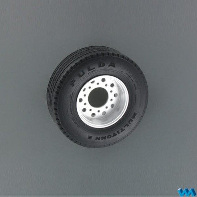 Trailer Rim Wide Base Aluminium Round Hole (1/16) 250050