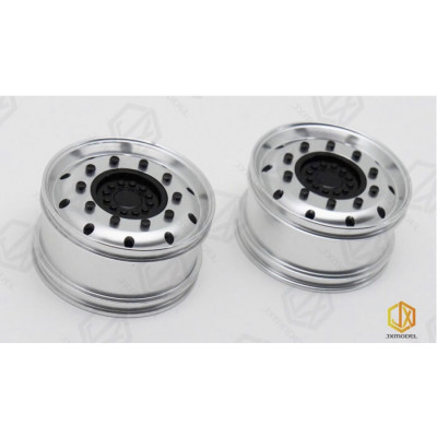 JX Model Alu Truck Front Wheels 1/14 - JX-ZLG01