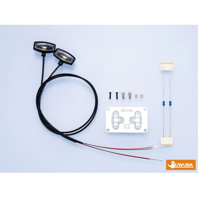 Juwuba Beam Lights Oval 2pcs - 1/14