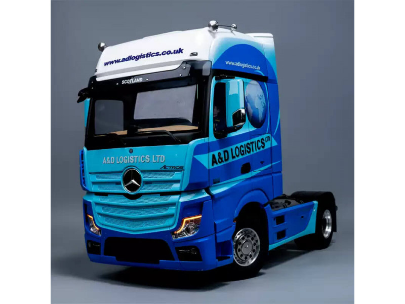 Juwuba Koplampen LED Print voor Tamiya Mercedes Benz Actros 1/14