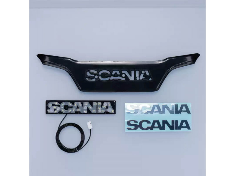 Juwuba Verlicht Scania 770S Grill Logo - Wit