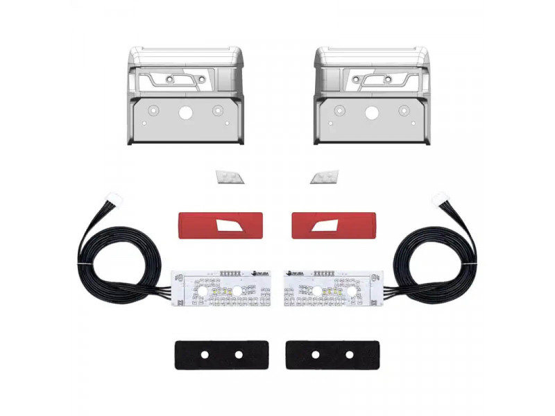 Juwuba Achterlicht LED Printen Pro voor Tamiya Scania 770S 1/14