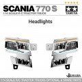 Juwuba Koplamp LED Printen voor Tamiya Scania 770S - Kabel