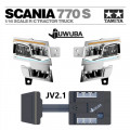 Juwuba Koplampen Compleet voor Tamiya Scania 770S - JV2.1