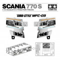 Juwuba Koplampen Compleet voor Tamiya Scania 770S - MFC03