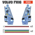 Juwuba Koplampen LED Print PRO voor Tamiya Volvo FH16 1/14