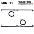 Juwuba LED Print voor Tamiya Volvo FH16 4x2 Sidebars 1/14