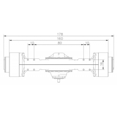 Lesu Wheelloader Middle Axle (1/15)