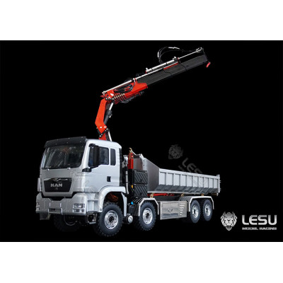 Lesu MAN TGS 8x8 Container & Crane 1/14 - ARTR