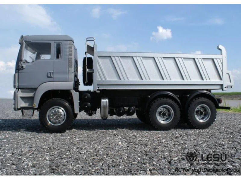 LESU MAN 8*8 Hydraulic RC Dump Truck Tamiya - Free Shipping