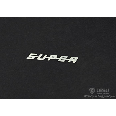 Lesu Super Logo voor in de Scania Grill ZK-K005 1/14
