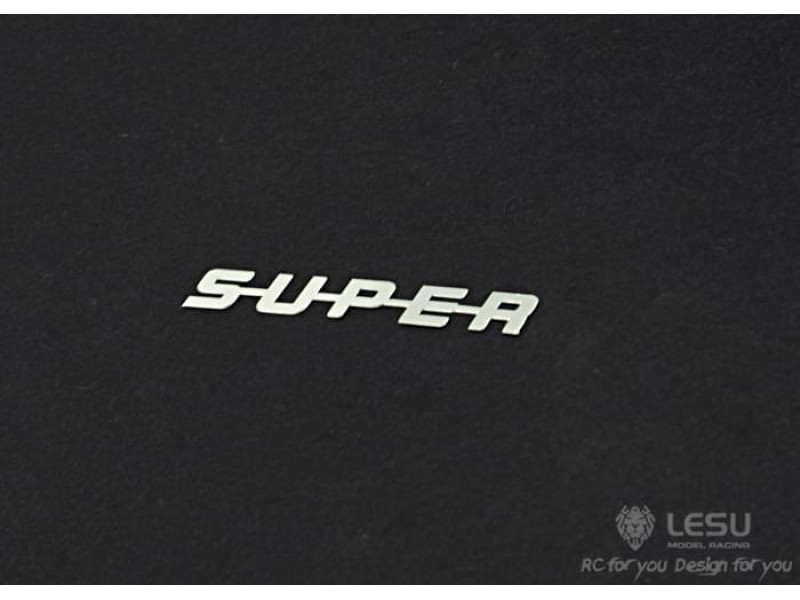 Lesu Super logo for Scania Grill ZK-K005 1/14