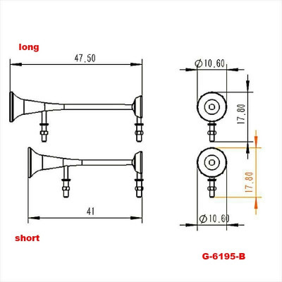 Lesu Metal Airhorn Short 1/14
